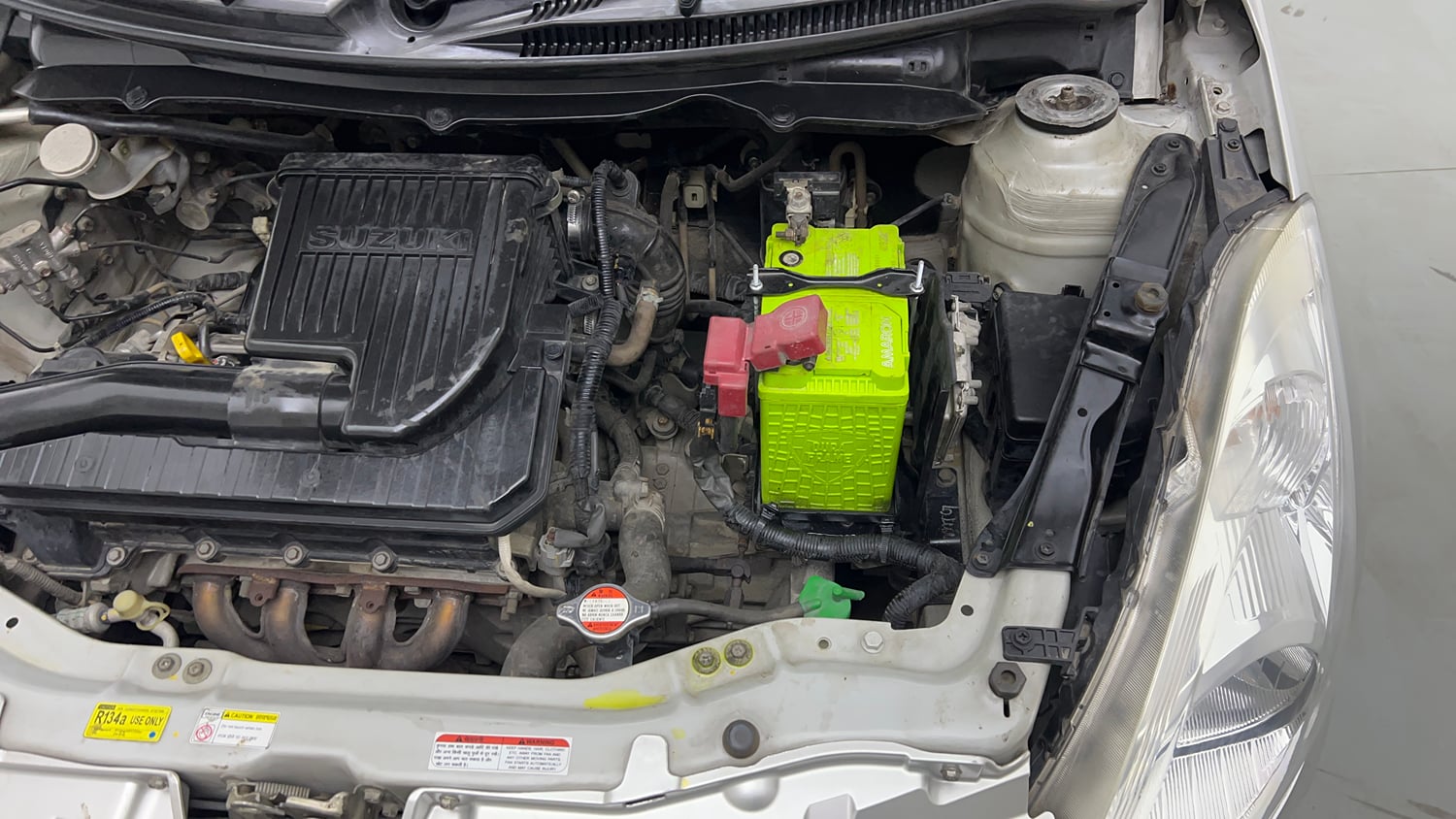 Used 2016 Maruti Suzuki Swift Lxi (O) Petrol Manual engine ENGINE LEFT SIDE VIEW