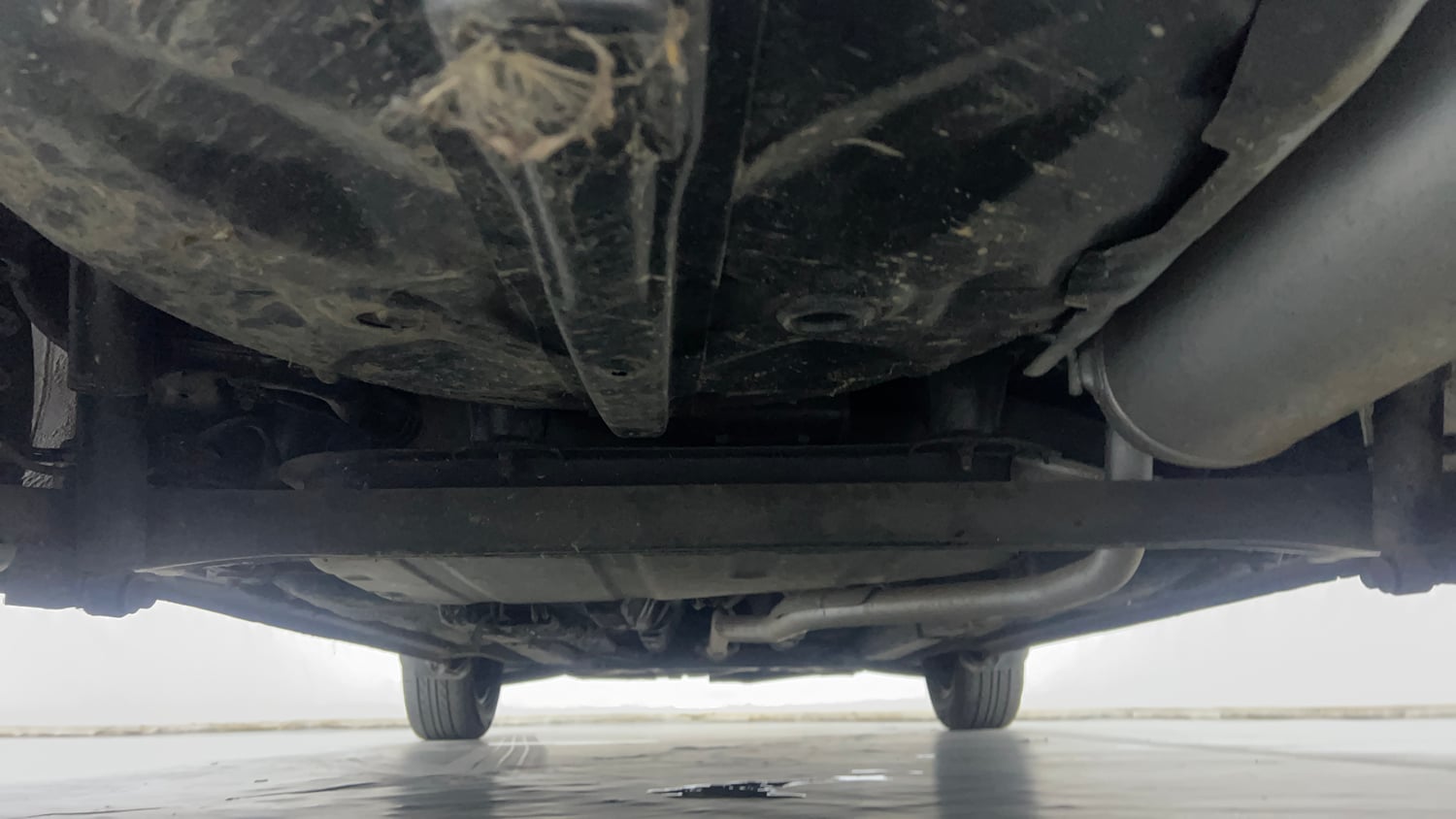 Used 2014 Hyundai i20 Sportz 1.2 Petrol Manual extra REAR UNDERBODY VIEW (TAKEN FROM REAR)