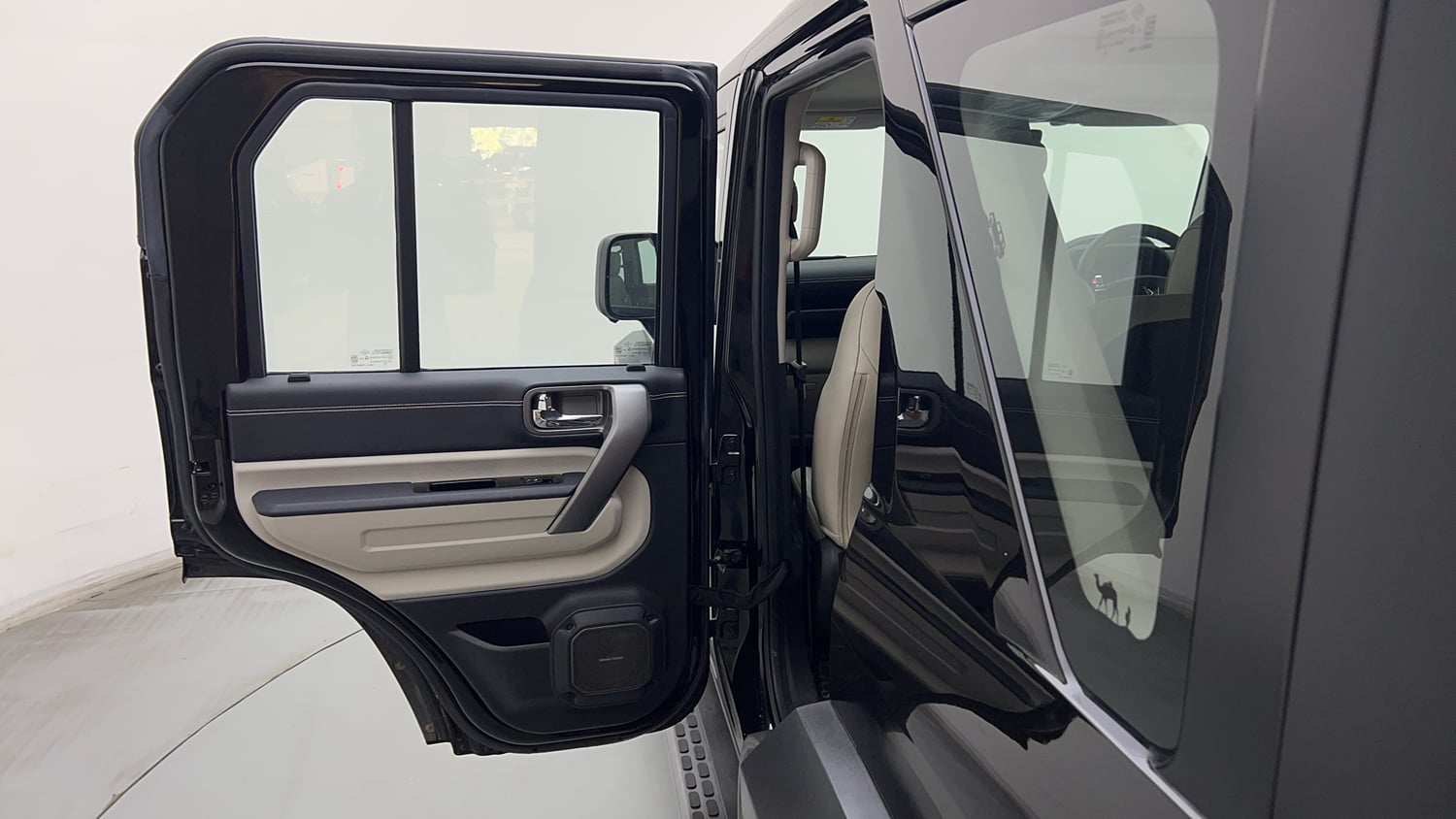 Used 2025 Mahindra Thar Roxx AX7 L Diesel AT 2WD Diesel Automatic interior LEFT REAR DOOR OPEN VIEW