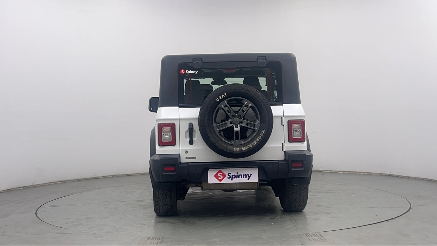 Used 2024 Mahindra Thar LX Hard Top Petrol AT RWD Petrol Automatic exterior BACK VIEW