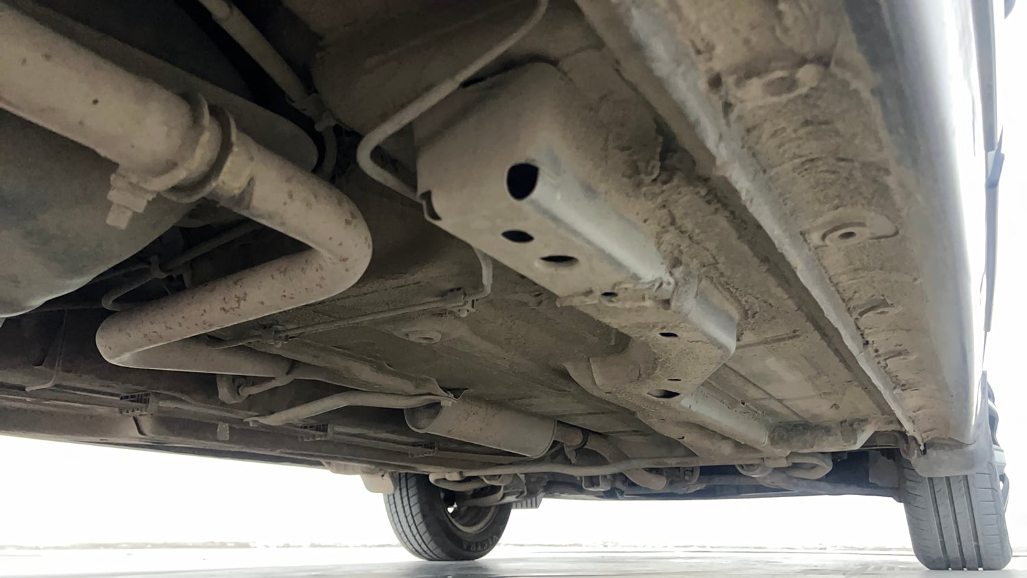Used 2018 Tata Tiago Revotron XT Petrol Manual extra REAR RIGHT UNDERBODY VIEW