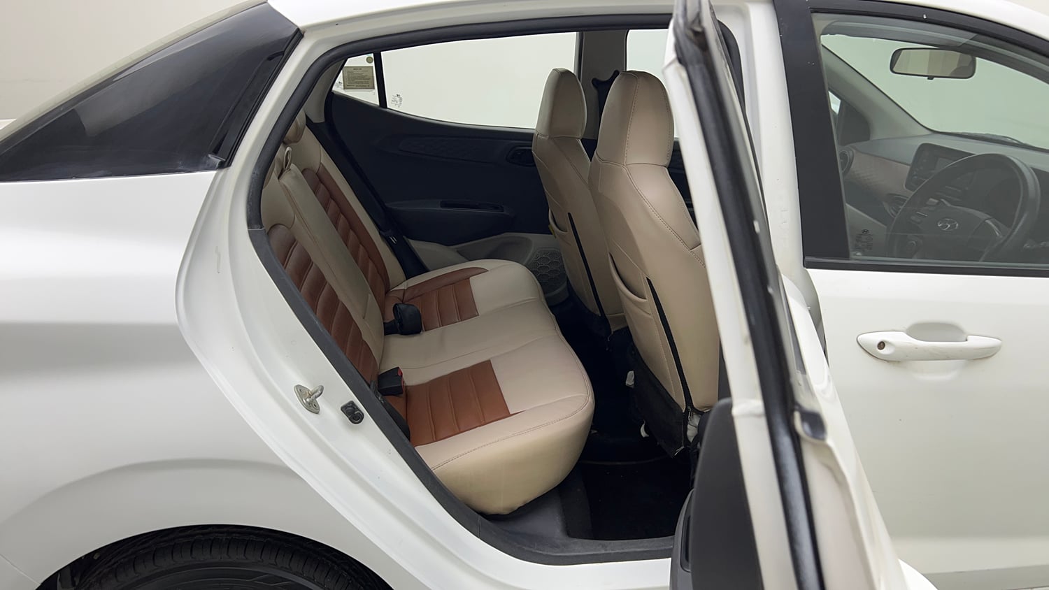 Used 2022 Hyundai Aura S 1.2 CNG Cng Manual interior RIGHT SIDE REAR DOOR CABIN VIEW