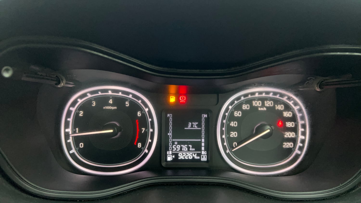 Used 2022 maruti-suzuki Vitara Brezza ZXi Petrol Manual interior CLUSTERMETER VIEW