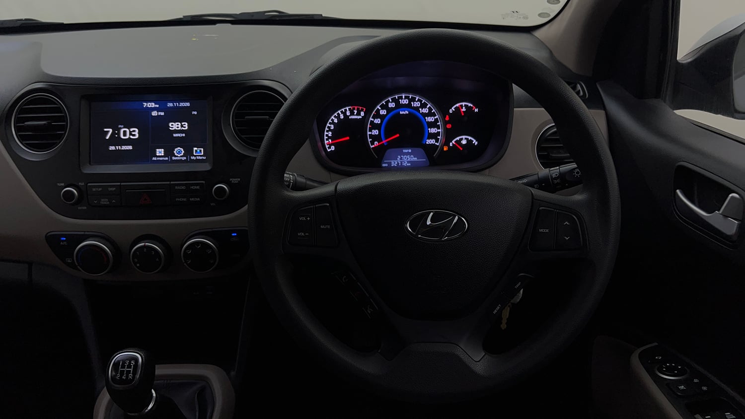Used 2019 Hyundai Grand i10 Sportz 1.2 Kappa VTVT Petrol Manual interior STEERING VIEW