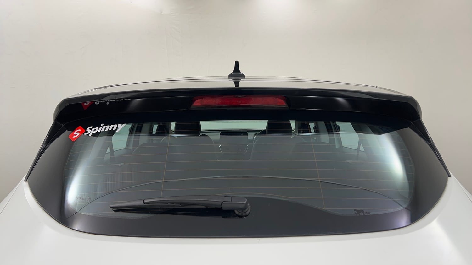 Used 2023 Tata Harrier XZA Plus Dual Tone Diesel Automatic exterior BACK WINDSHIELD VIEW