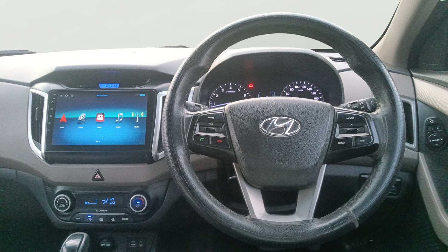 Used 2016 Hyundai Creta 1.6 SX Plus AT Petrol Petrol Automatic interior STEERING VIEW