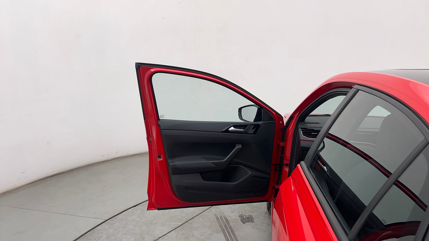 Used 2025 Volkswagen Virtus GT Line 1.0 TSI AT Petrol Automatic interior LEFT FRONT DOOR OPEN VIEW
