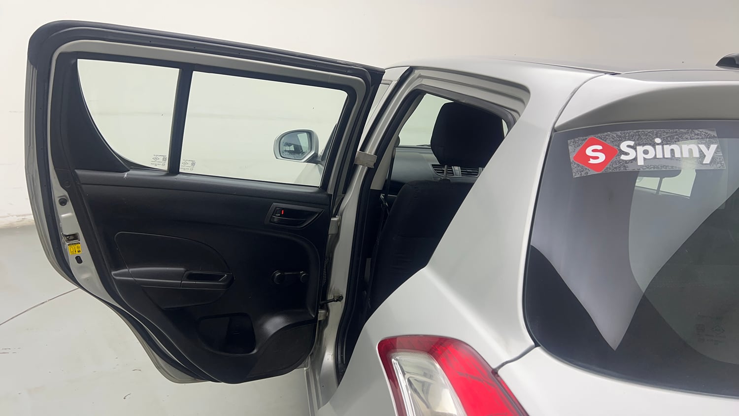 Used 2014 Maruti Suzuki Swift LXi Petrol Manual interior LEFT REAR DOOR OPEN VIEW