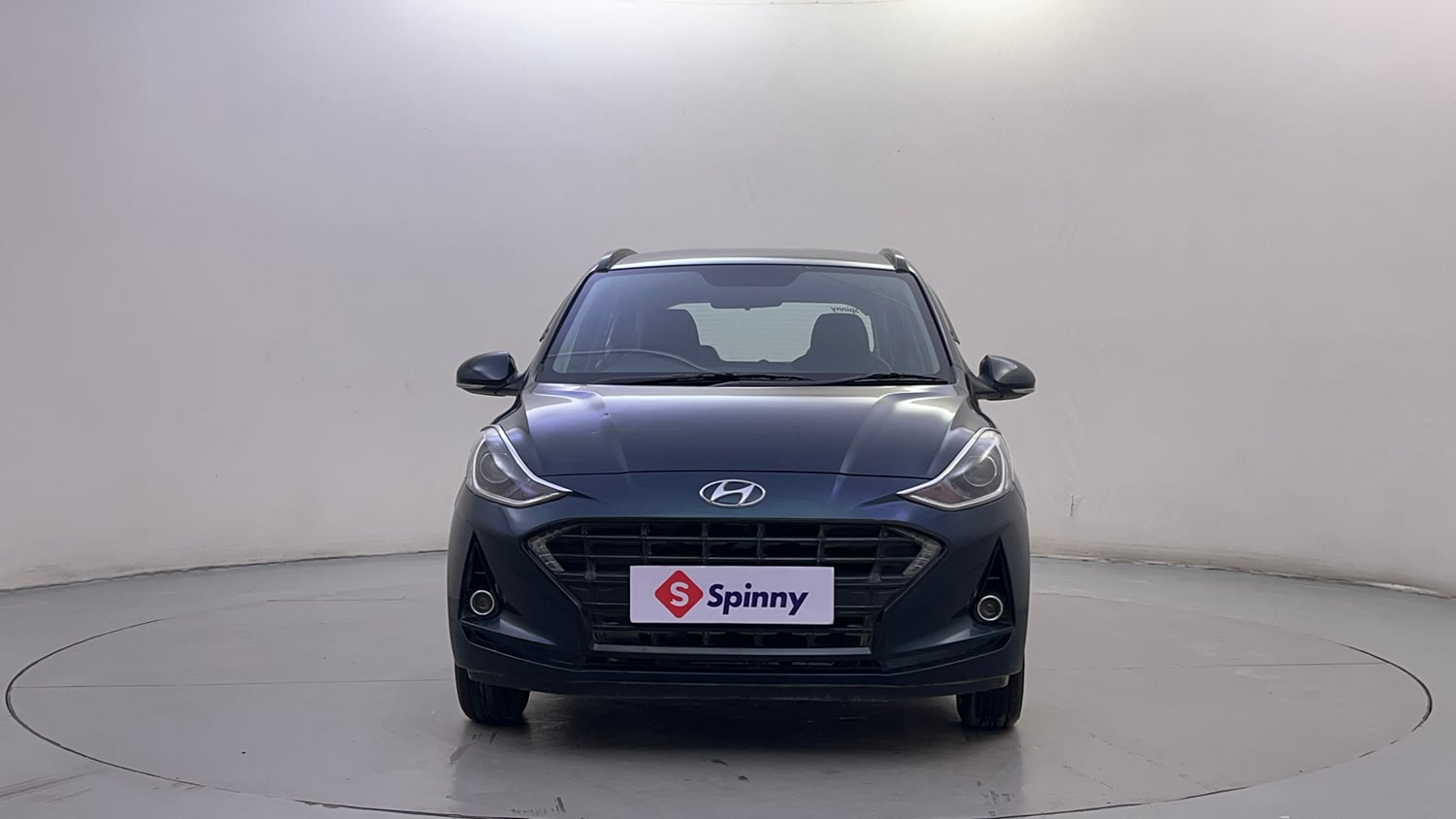 Used 2021 Hyundai Grand i10 Nios Sportz AMT 1.2 Kappa VTVT Petrol Automatic exterior FRONT VIEW