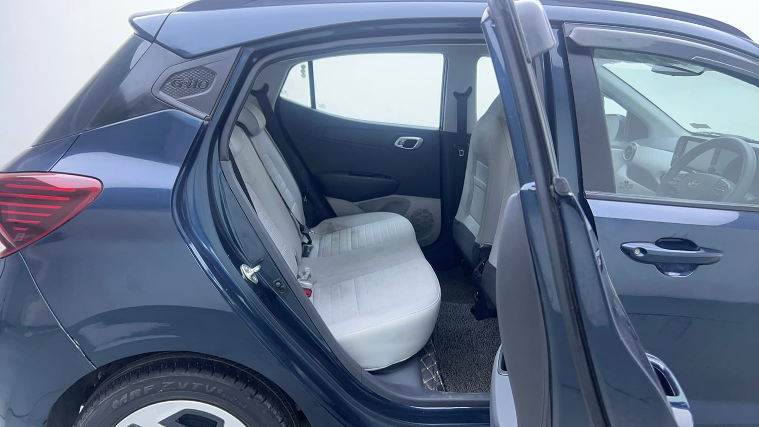 Used 2024 Hyundai Grand i10 Nios Sportz 1.2 Kappa AMT Petrol Automatic interior RIGHT SIDE REAR DOOR CABIN VIEW