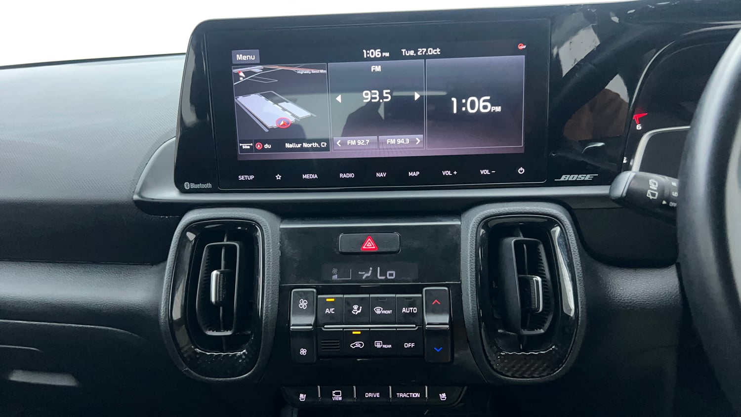 Used 2022 Kia Sonet GTX Plus 1.5 AT Diesel Automatic interior MUSIC SYSTEM & AC CONTROL VIEW