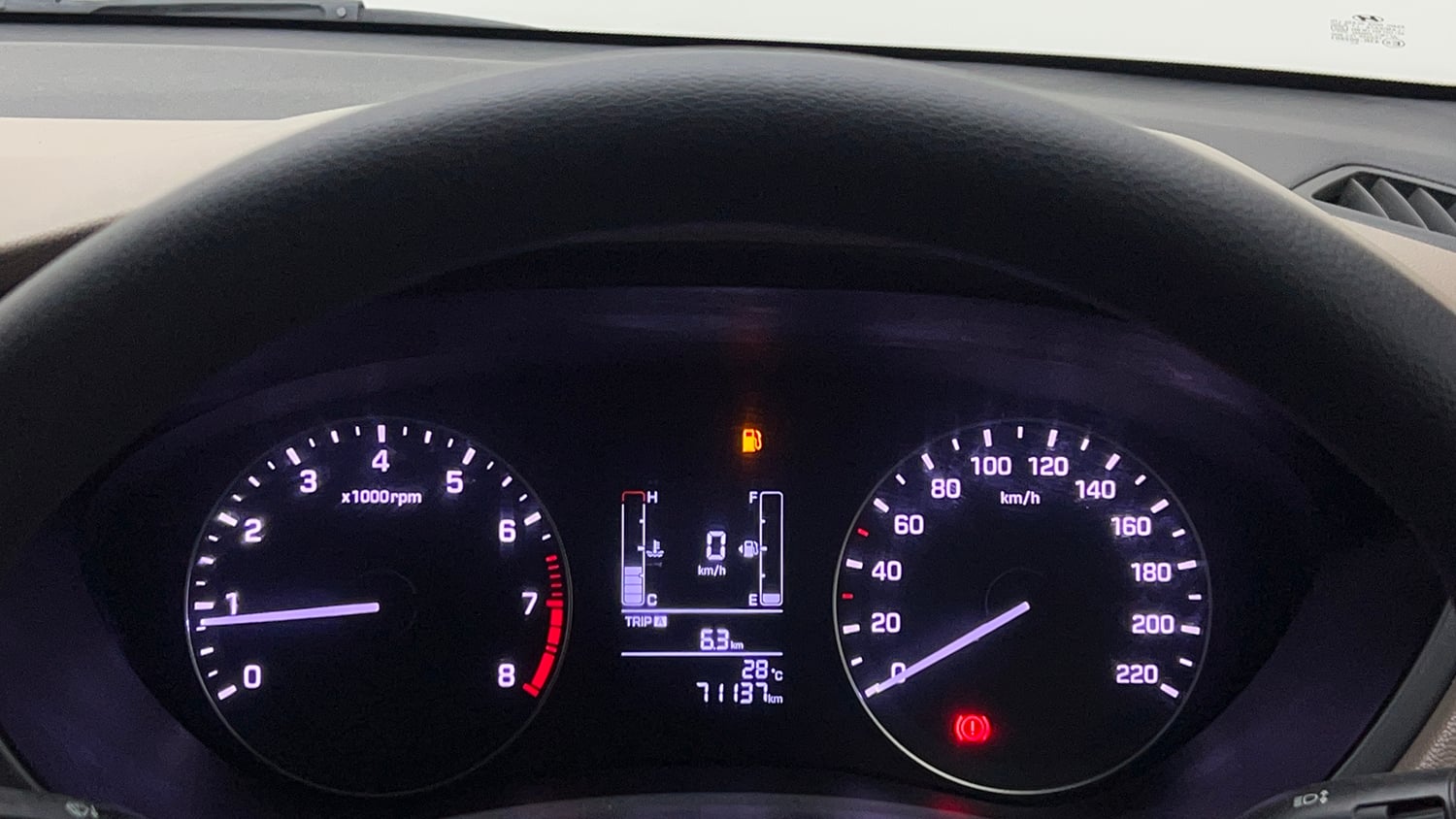 Used 2016 Hyundai Elite i20 Sportz 1.2 Petrol Manual interior CLUSTERMETER VIEW