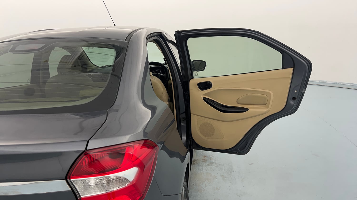Used 2020 Ford Figo Aspire Titanium Plus 1.5 TDCi Diesel Manual interior RIGHT REAR DOOR OPEN VIEW