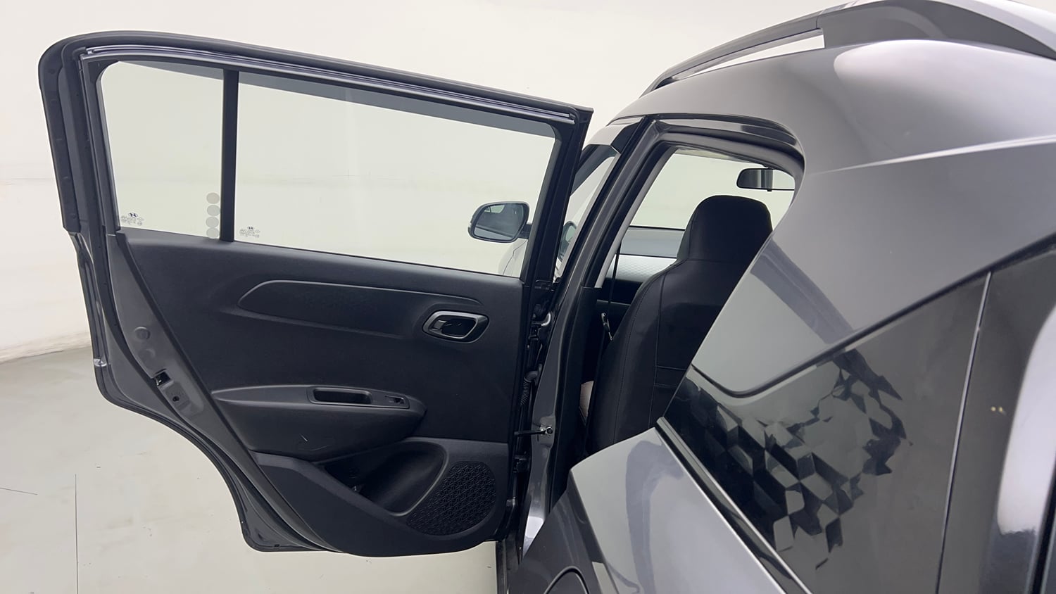Used 2023 Hyundai Exter SX (O) 1.2 MT Petrol Manual interior LEFT REAR DOOR OPEN VIEW