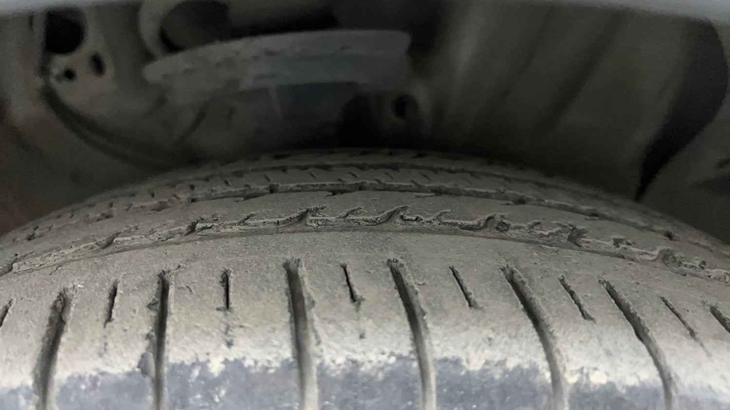 Used 2019 Hyundai Creta SX 1.6 AT Petrol Petrol Automatic tyres RIGHT FRONT TYRE TREAD VIEW