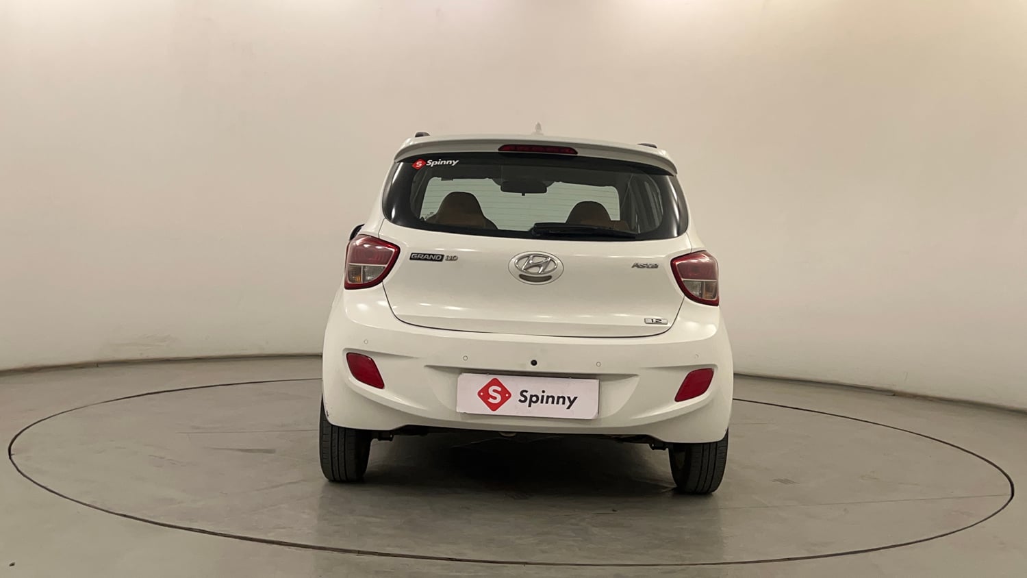 Used 2015 Hyundai Grand i10 Asta AT 1.2 Kappa VTVT Petrol Automatic exterior BACK VIEW