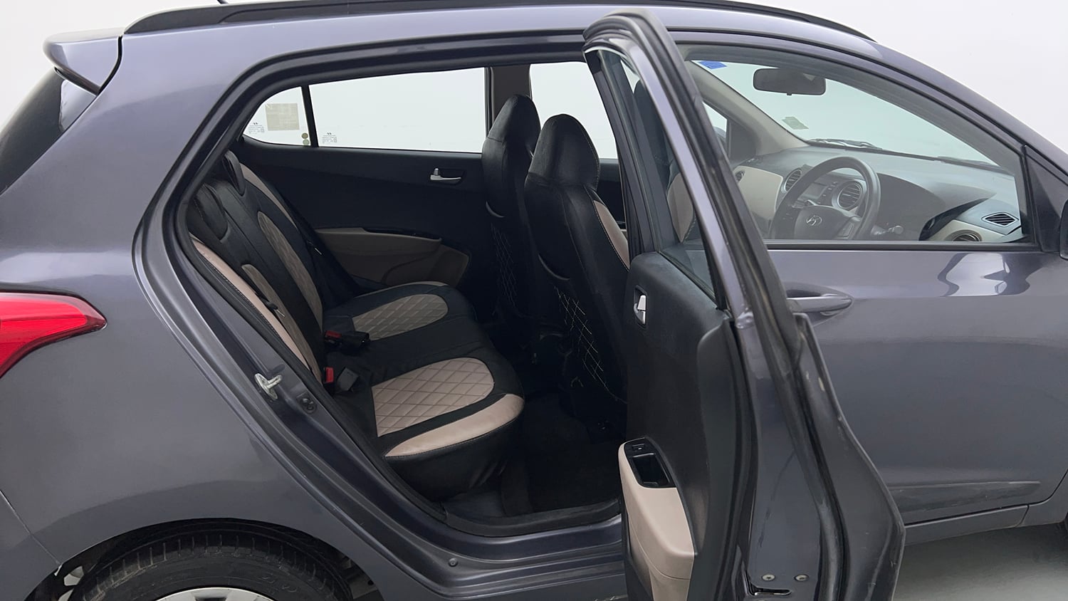 Used 2016 Hyundai Grand i10 Sportz 1.2 Kappa VTVT Petrol Manual interior RIGHT SIDE REAR DOOR CABIN VIEW