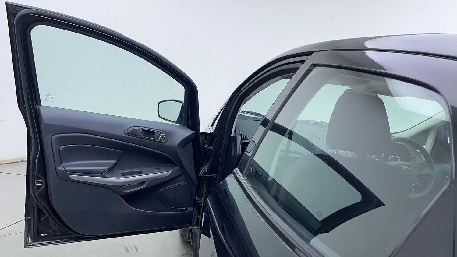 Used 2018 Ford EcoSport Ambiente 1.5L Ti-VCT Petrol Manual interior LEFT FRONT DOOR OPEN VIEW