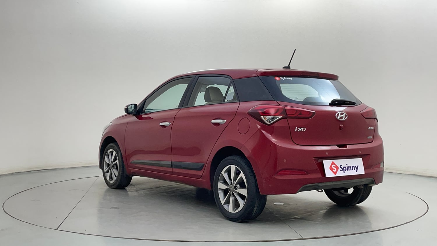 Used 2015 Hyundai Elite i20 Asta 1.2 Petrol Manual exterior LEFT REAR CORNER VIEW