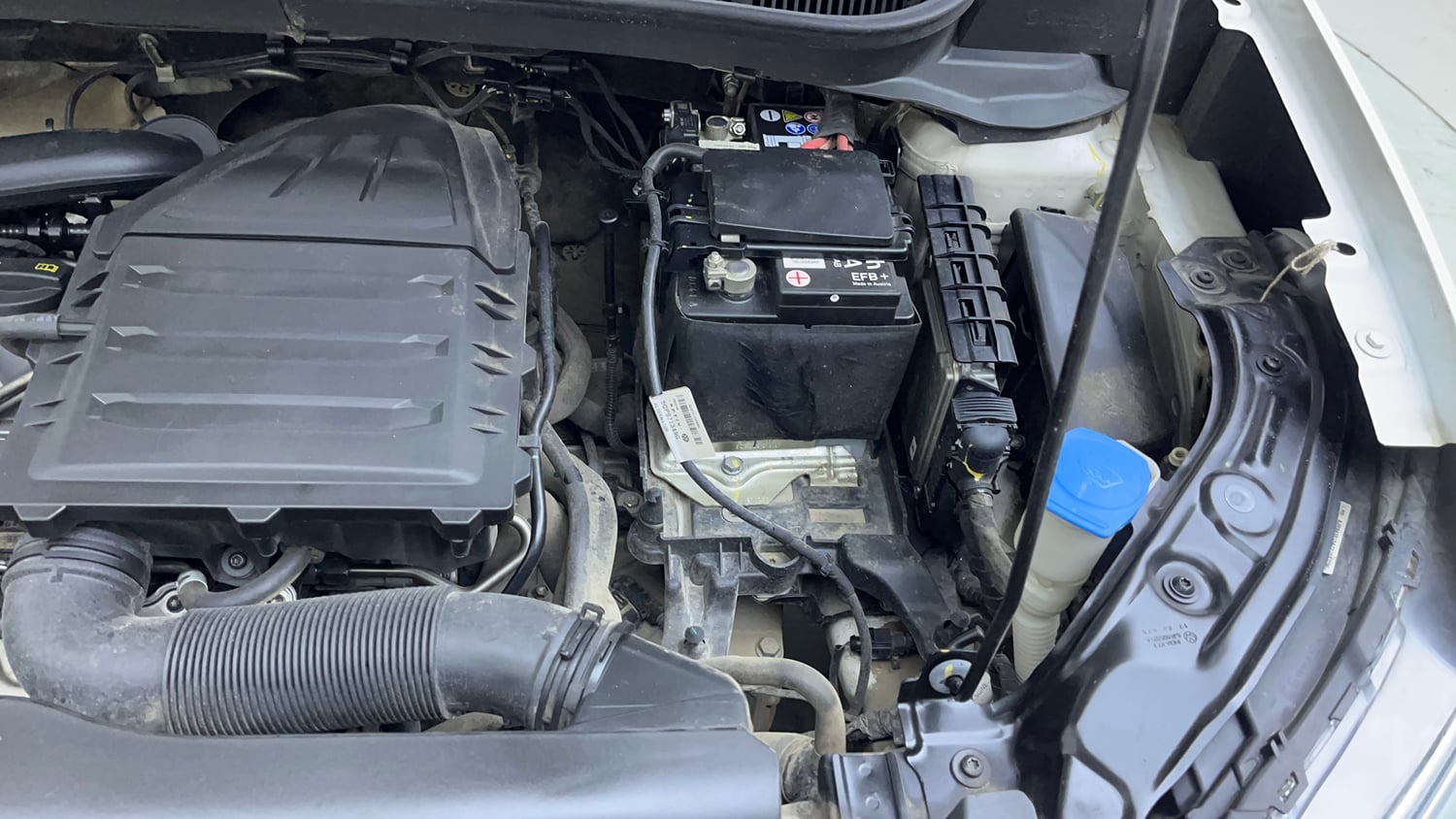 Used 2023 Volkswagen Taigun Topline 1.0 TSI AT Petrol Automatic engine ENGINE LEFT SIDE VIEW
