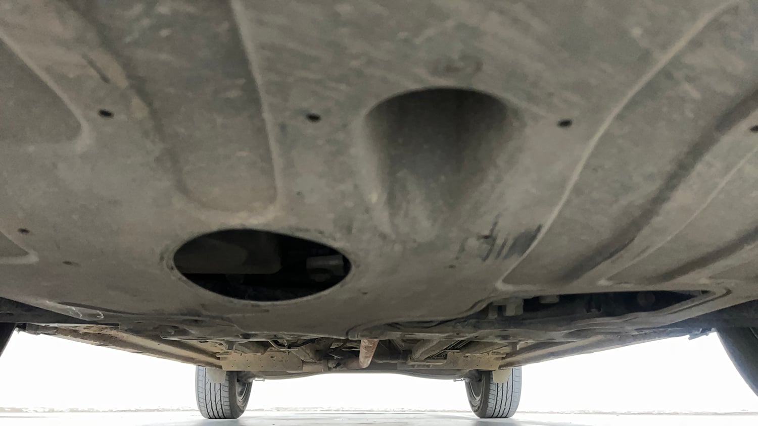 Used 2022 Kia Seltos GTX Plus 1.5 Diesel AT Diesel Automatic extra FRONT LEFT UNDERBODY VIEW