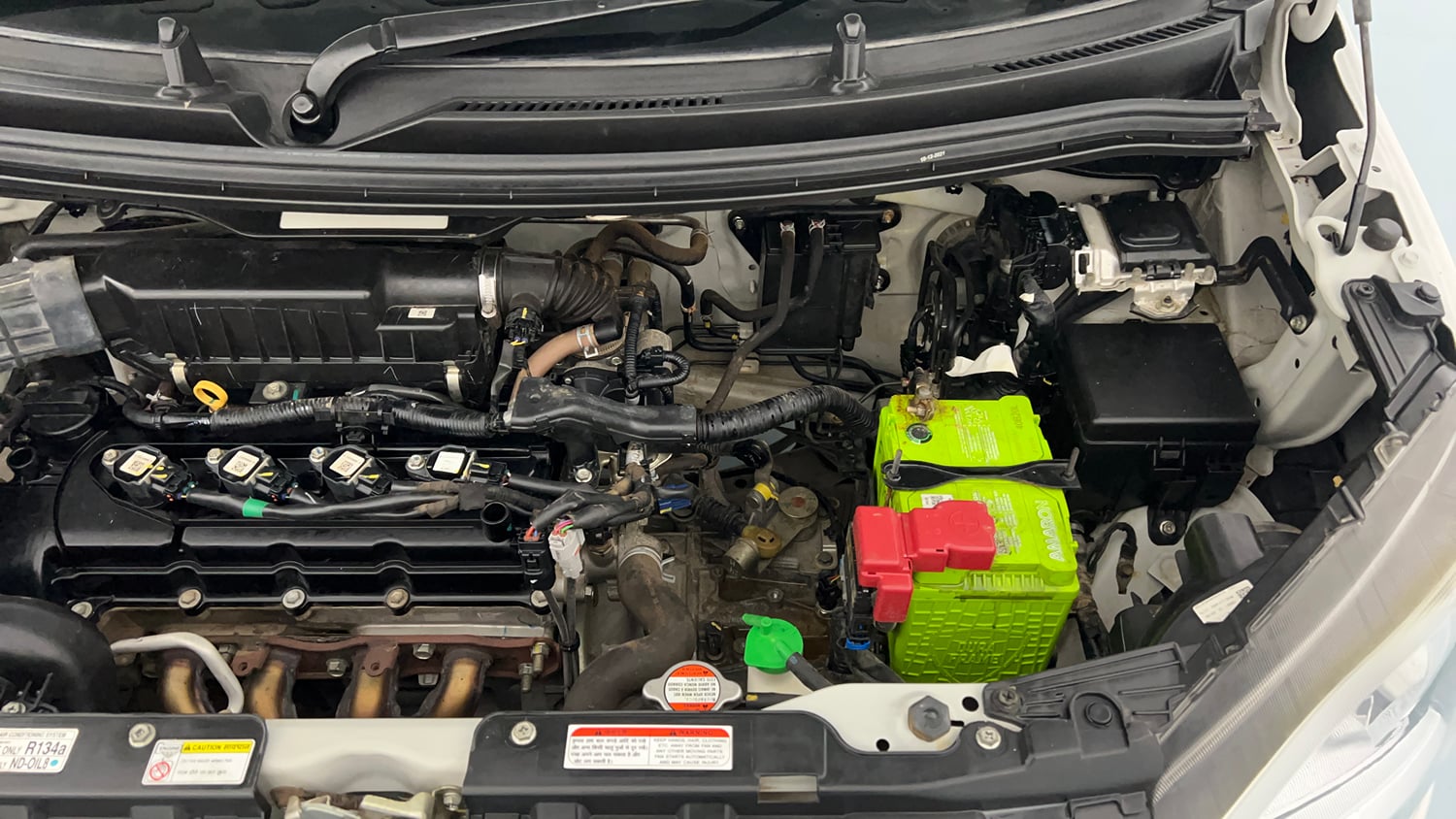 Used 2021 Maruti Suzuki Wagon R ZXi 1.2 Petrol Manual engine ENGINE LEFT SIDE VIEW