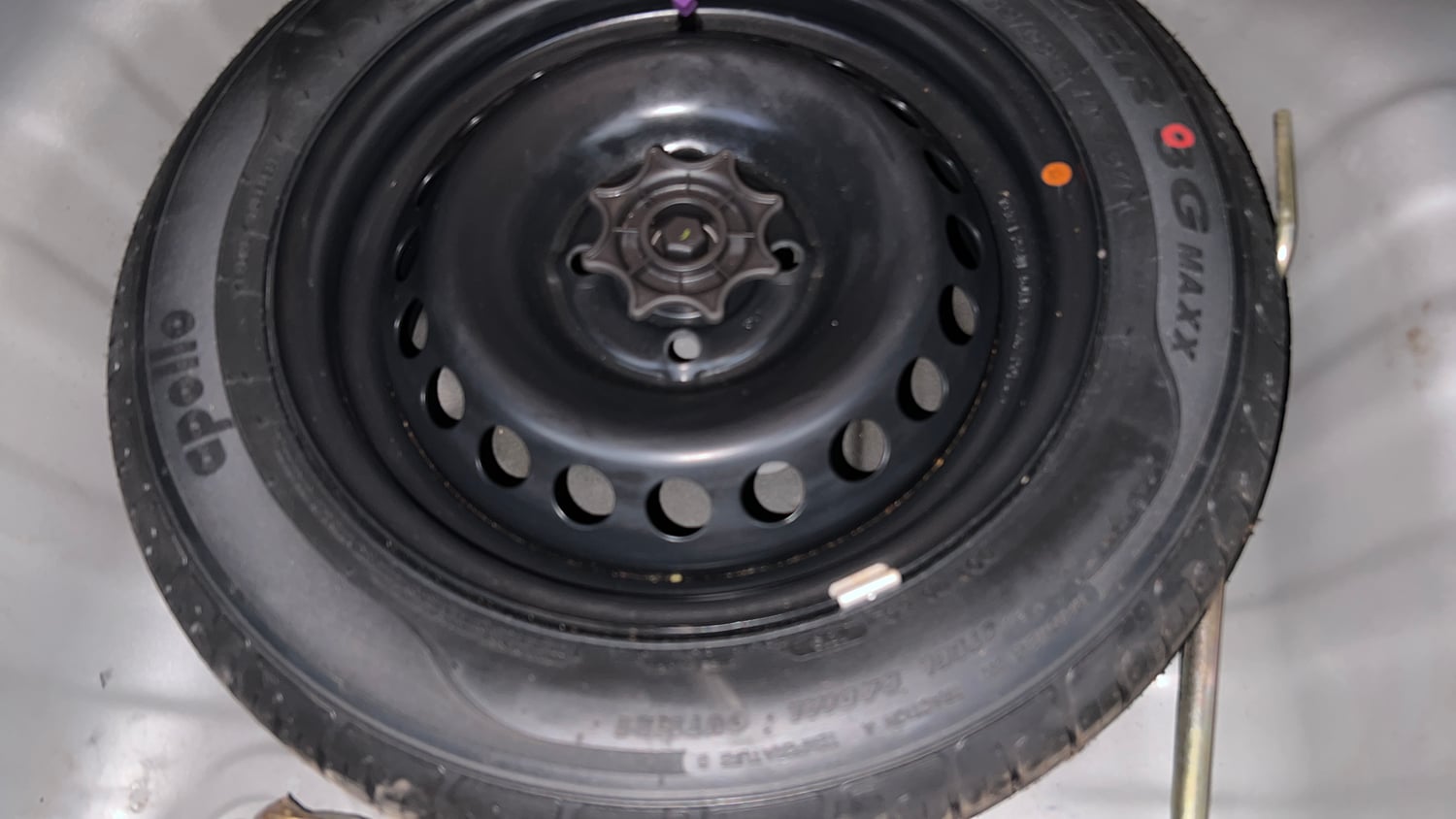 Used 2019 Hyundai Grand i10 Sportz 1.2 Kappa VTVT Petrol Manual tyres SPARE TYRE VIEW