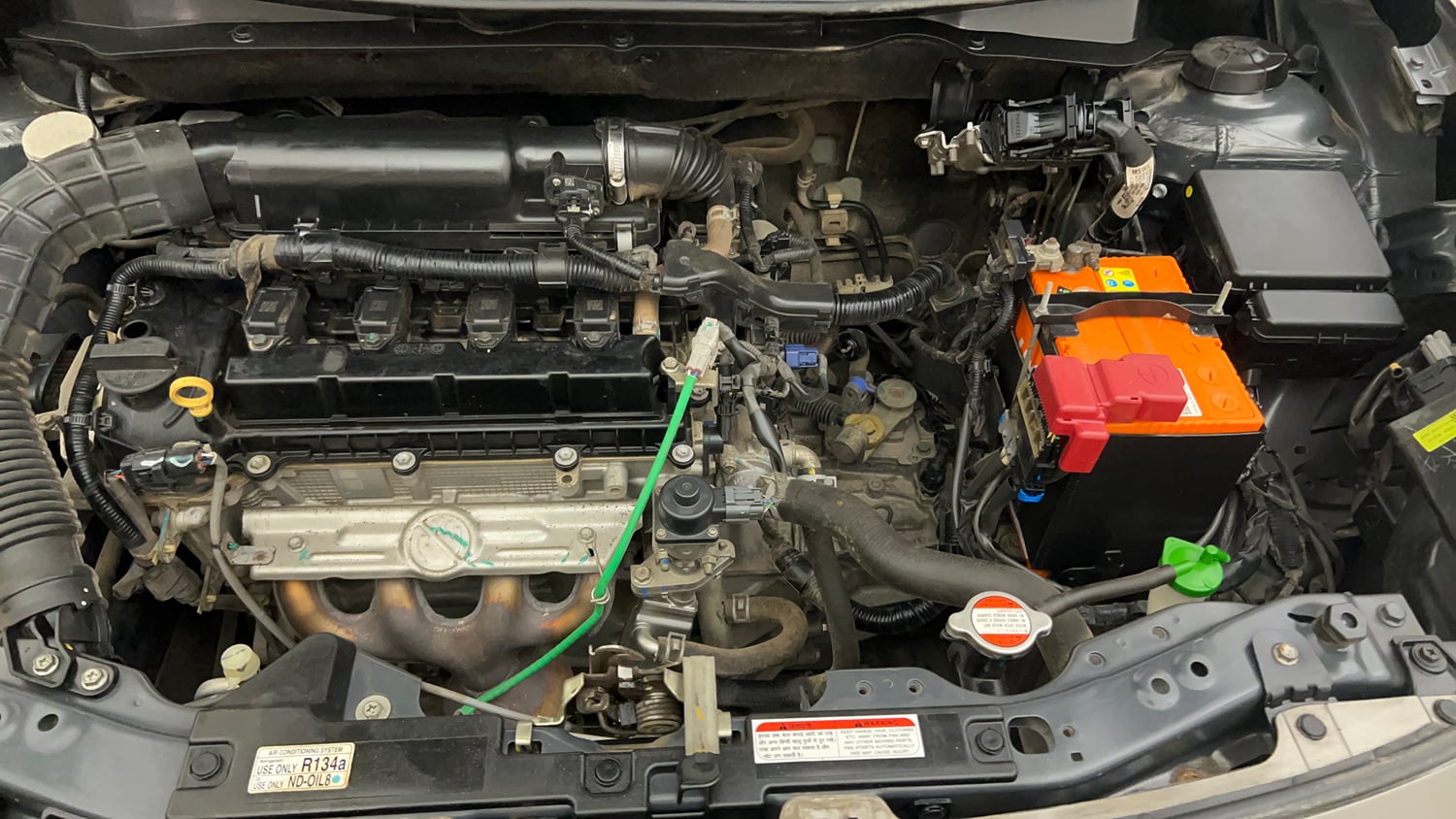 Used 2022 Maruti Suzuki Swift VXi Petrol Manual engine ENGINE LEFT SIDE VIEW