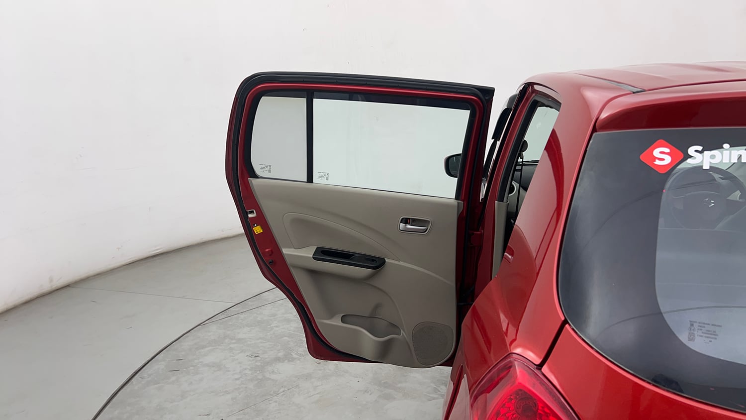 Used 2015 Maruti Suzuki Celerio VXi Petrol Manual interior LEFT REAR DOOR OPEN VIEW