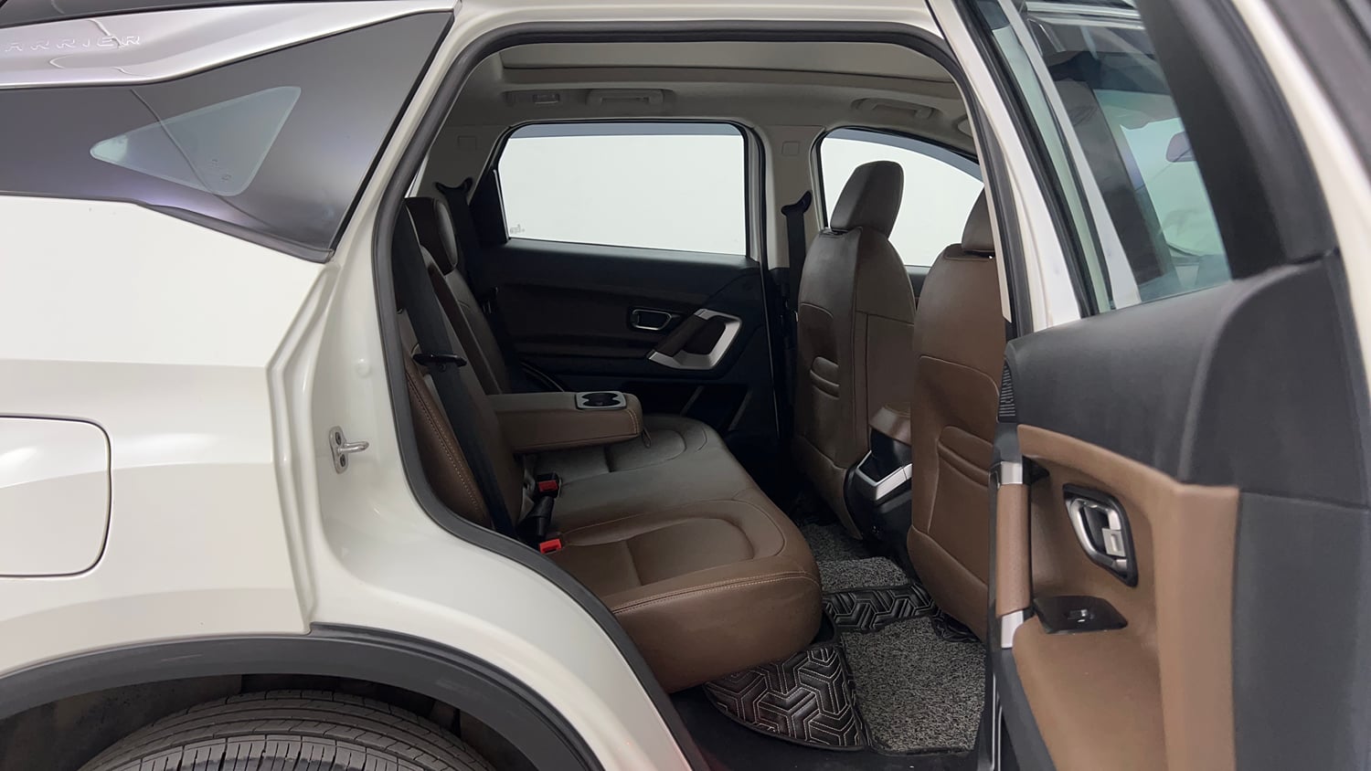 Used 2023 Tata Harrier XZA Plus Dual Tone Diesel Automatic interior RIGHT SIDE REAR DOOR CABIN VIEW