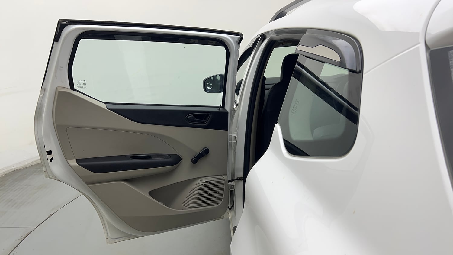 Used 2022 Renault Triber RXE Petrol Manual interior LEFT REAR DOOR OPEN VIEW