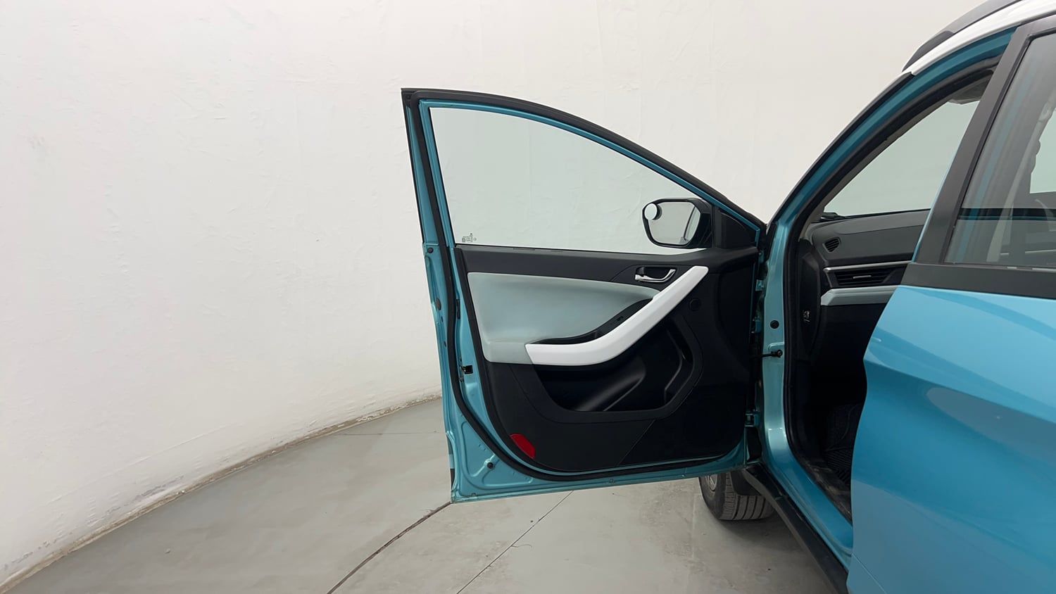 Used 2024 Tata Nexon Creative 1.2 Revotron Petrol 6AMT DT Petrol Automatic interior LEFT FRONT DOOR OPEN VIEW