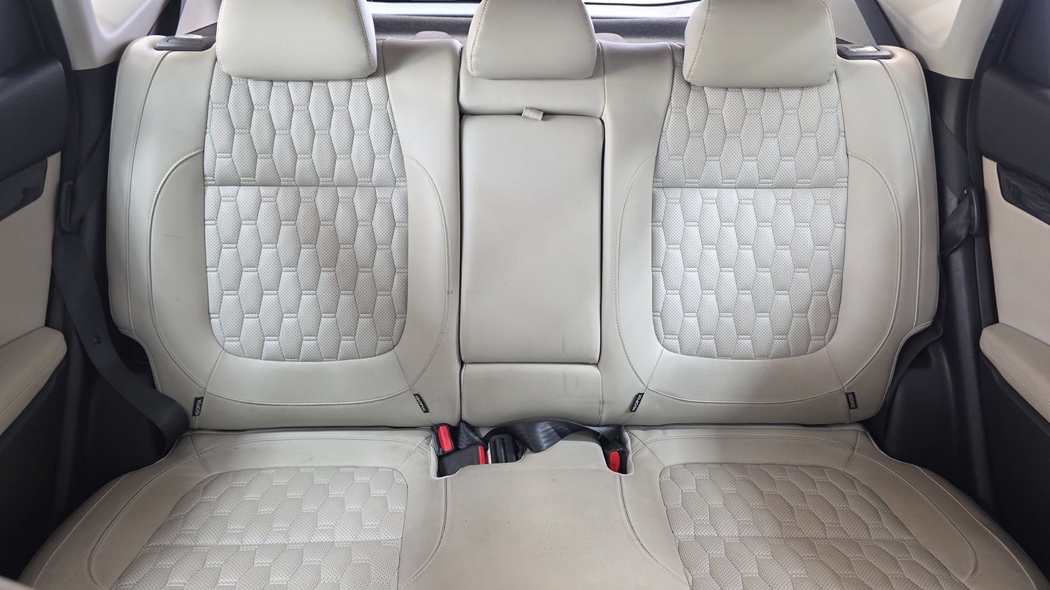 Used 2020 Kia Seltos HTX IVT 1.5 Petrol Automatic interior REAR SEAT CONDITION VIEW