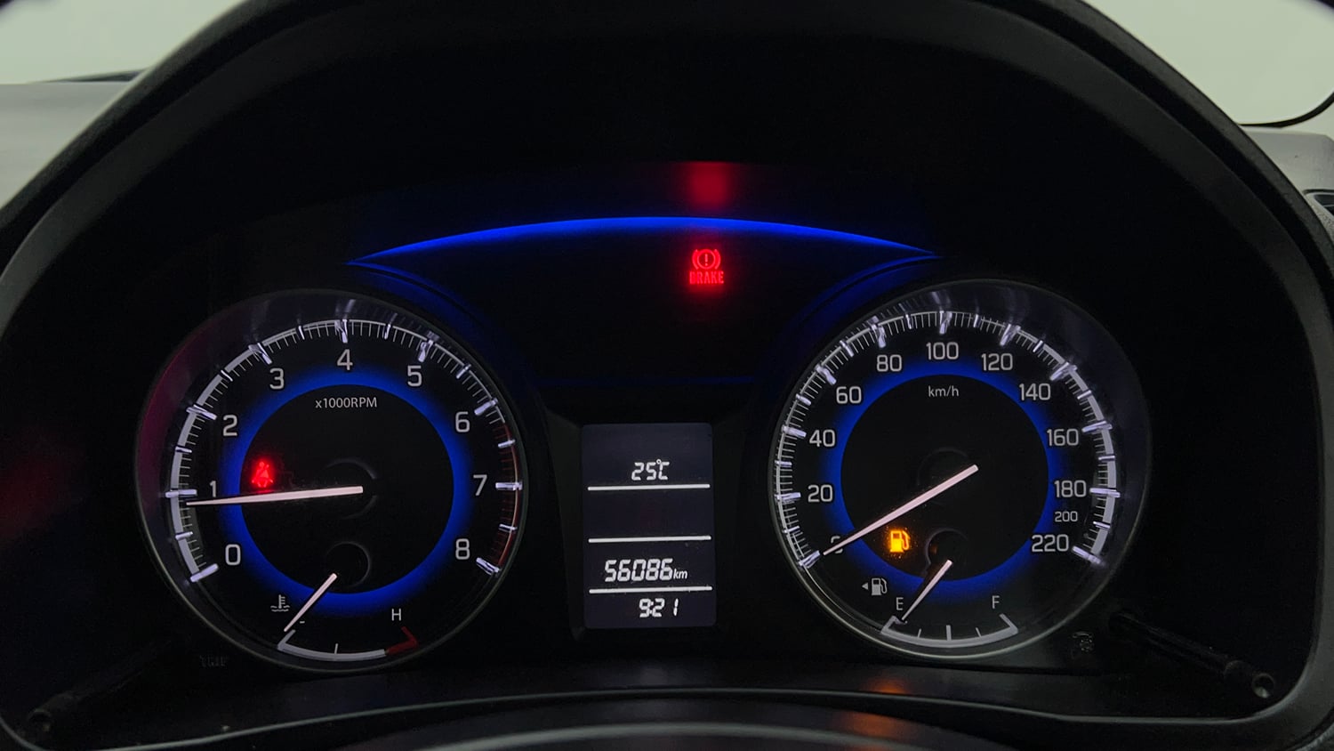 Used 2018 Maruti Suzuki Baleno Delta 1.2 Petrol Manual interior CLUSTERMETER VIEW