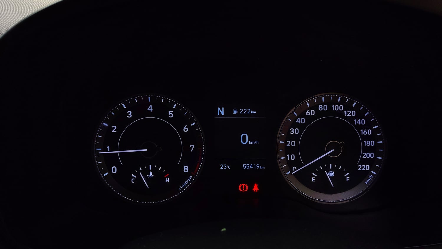 Used 2022 Hyundai Venue SX 1.0 Turbo Petrol Manual interior CLUSTERMETER VIEW