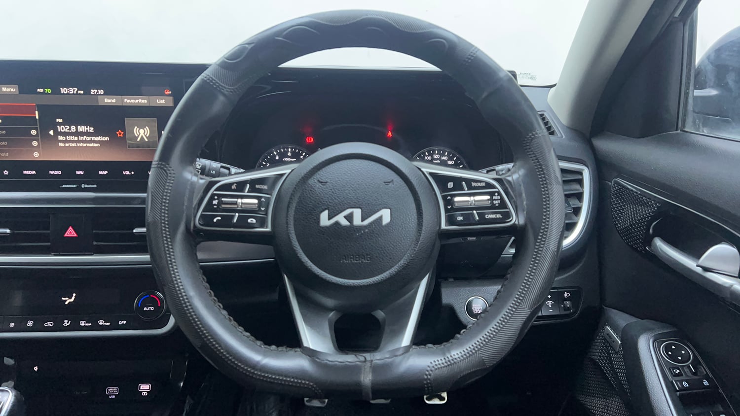 Used 2021 Kia Seltos GTX Plus 1.4 Petrol Manual interior STEERING VIEW