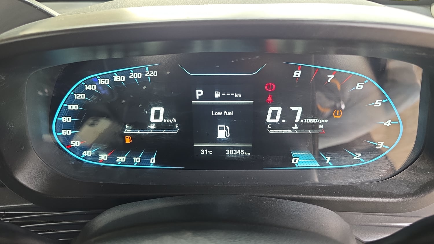 Used 2023 Hyundai New i20 Sportz 1.2 IVT Petrol Automatic interior CLUSTERMETER VIEW