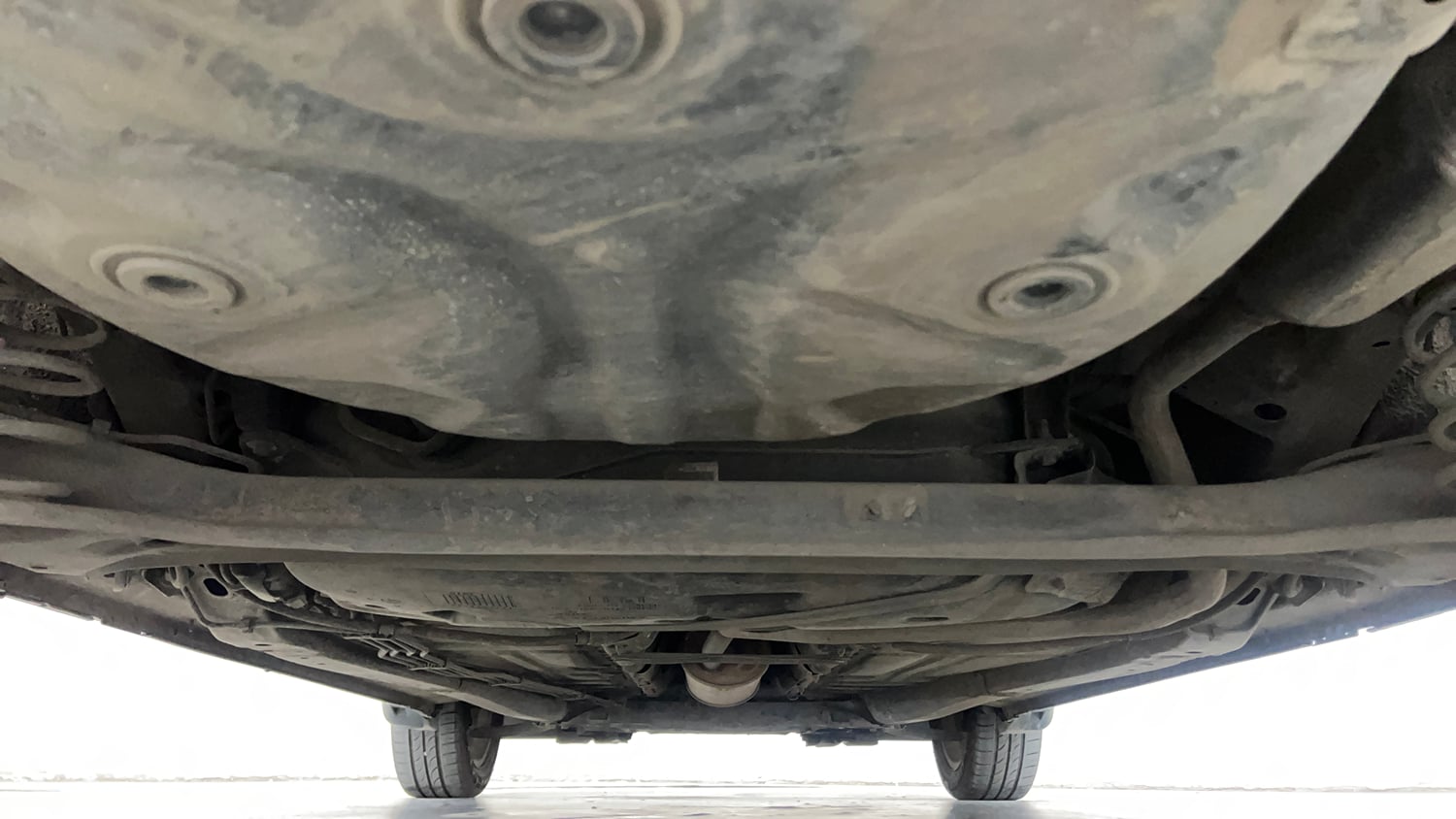 Used 2015 Maruti Suzuki Baleno Zeta 1.2 Petrol Manual extra REAR UNDERBODY VIEW (TAKEN FROM REAR)