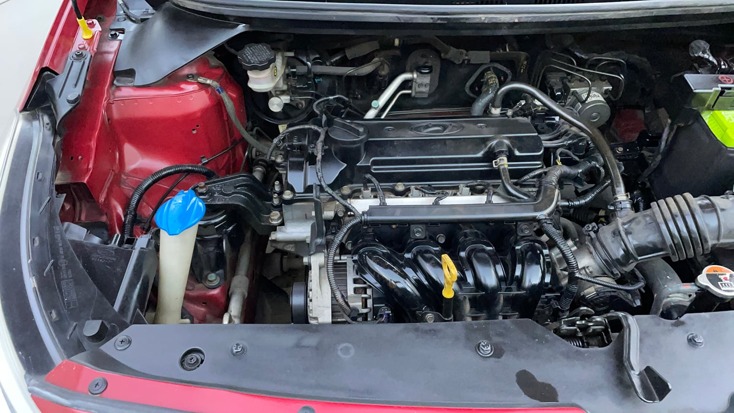 Used 2015 Hyundai Elite i20 Asta 1.2 Petrol Manual engine ENGINE RIGHT SIDE VIEW