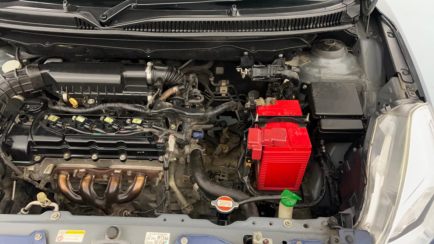Used 2018 Maruti Suzuki Baleno Zeta 1.2 Petrol Manual engine ENGINE LEFT SIDE VIEW