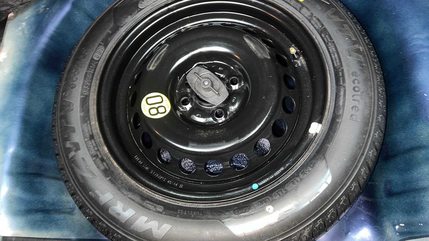 Used 2019 Toyota Glanza G Petrol Manual tyres SPARE TYRE VIEW