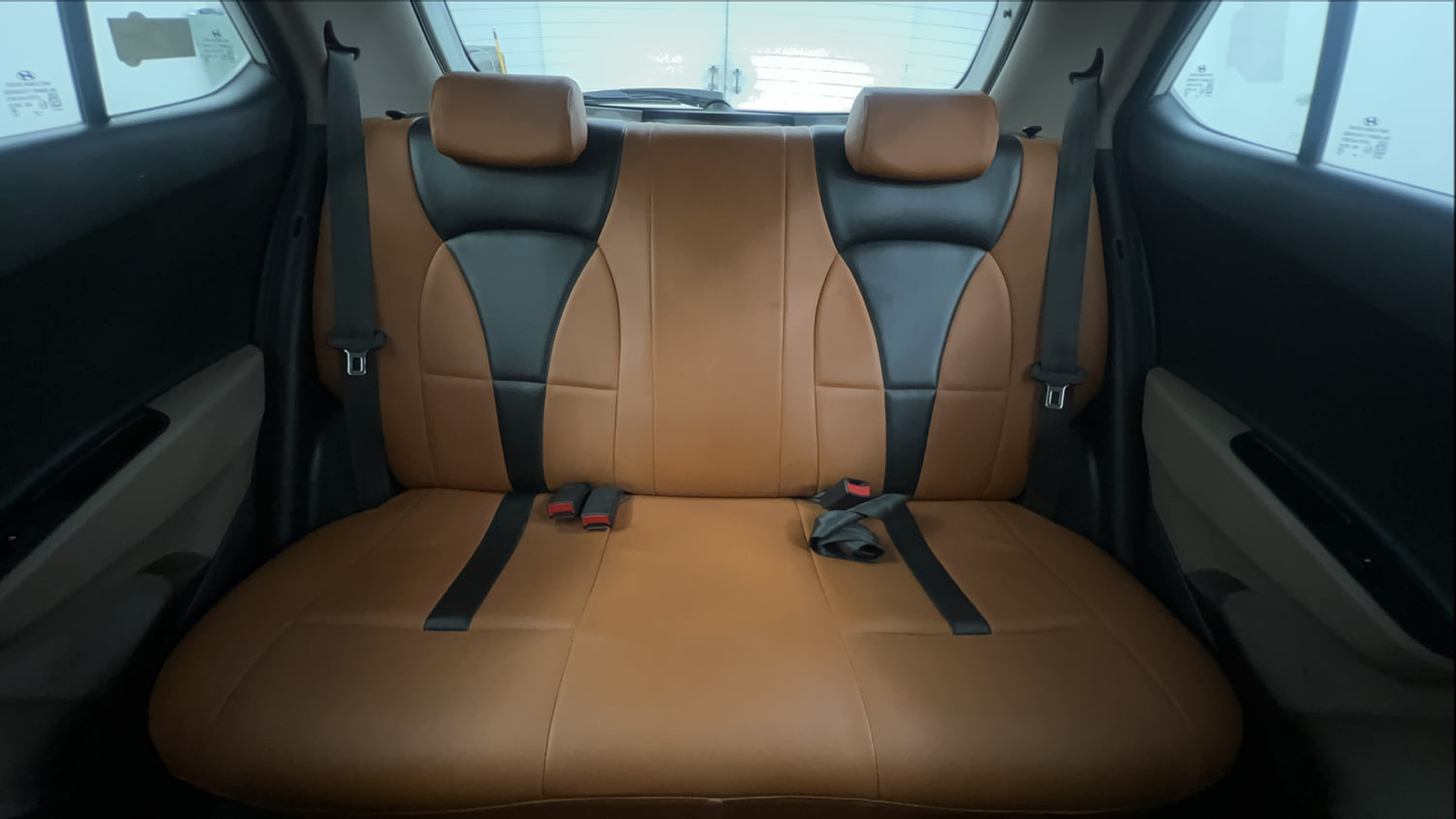 Used 2015 Hyundai Grand i10 Asta AT 1.2 Kappa VTVT Petrol Automatic interior REAR SEAT CONDITION VIEW