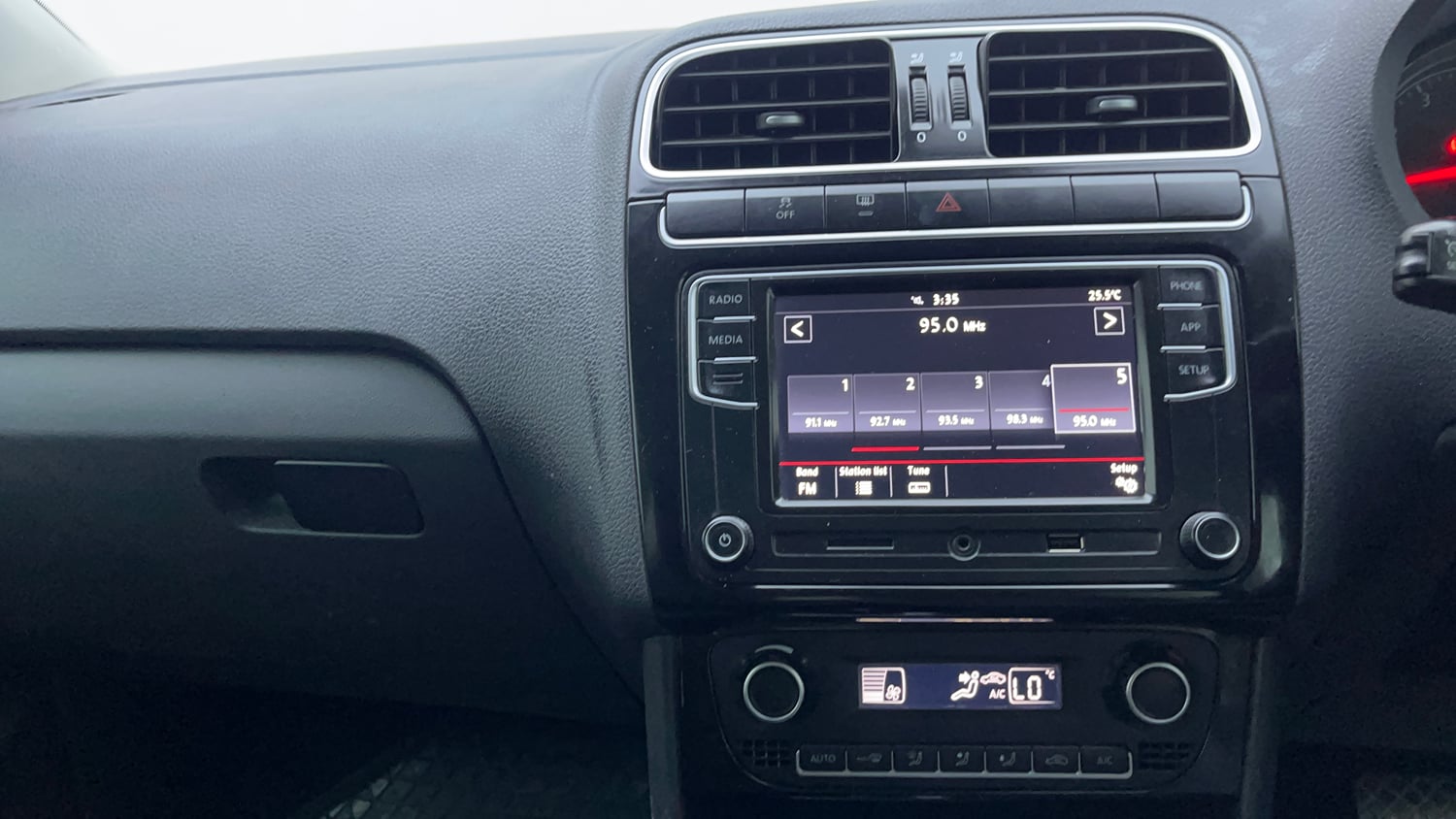 Used 2021 Volkswagen Polo GT Petrol Automatic interior MUSIC SYSTEM & AC CONTROL VIEW