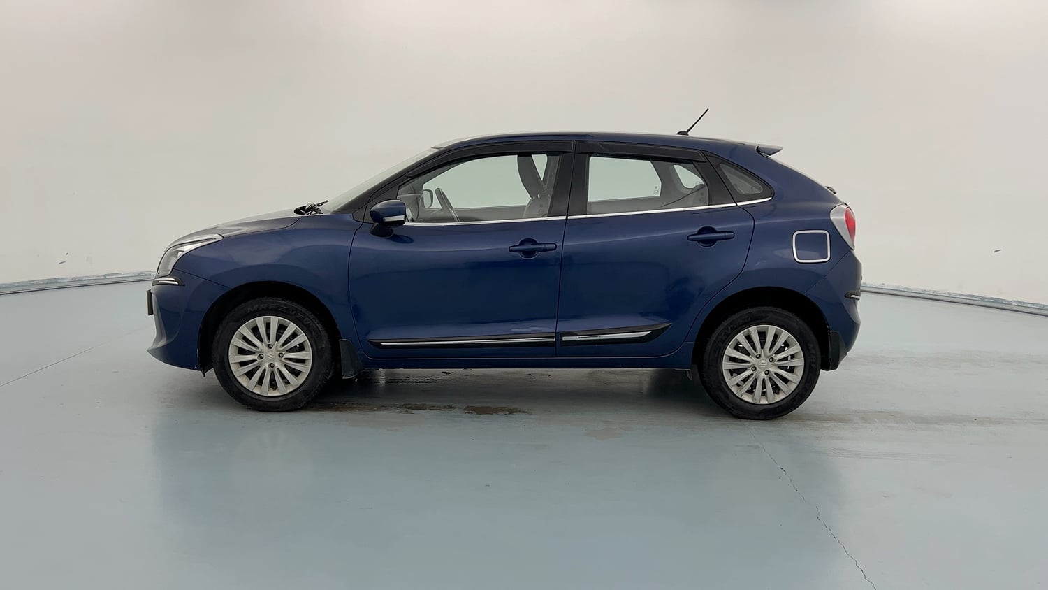 Used 2021 Maruti Suzuki Baleno Delta Petrol Manual exterior LEFT SIDE VIEW