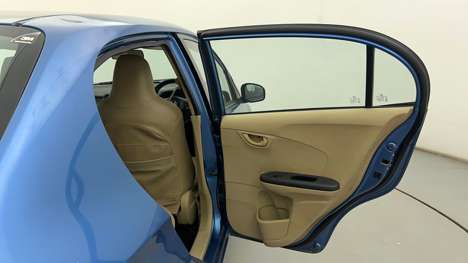 Used 2014 Honda Amaze 1.2 S i-VTEC Petrol Manual interior RIGHT REAR DOOR OPEN VIEW