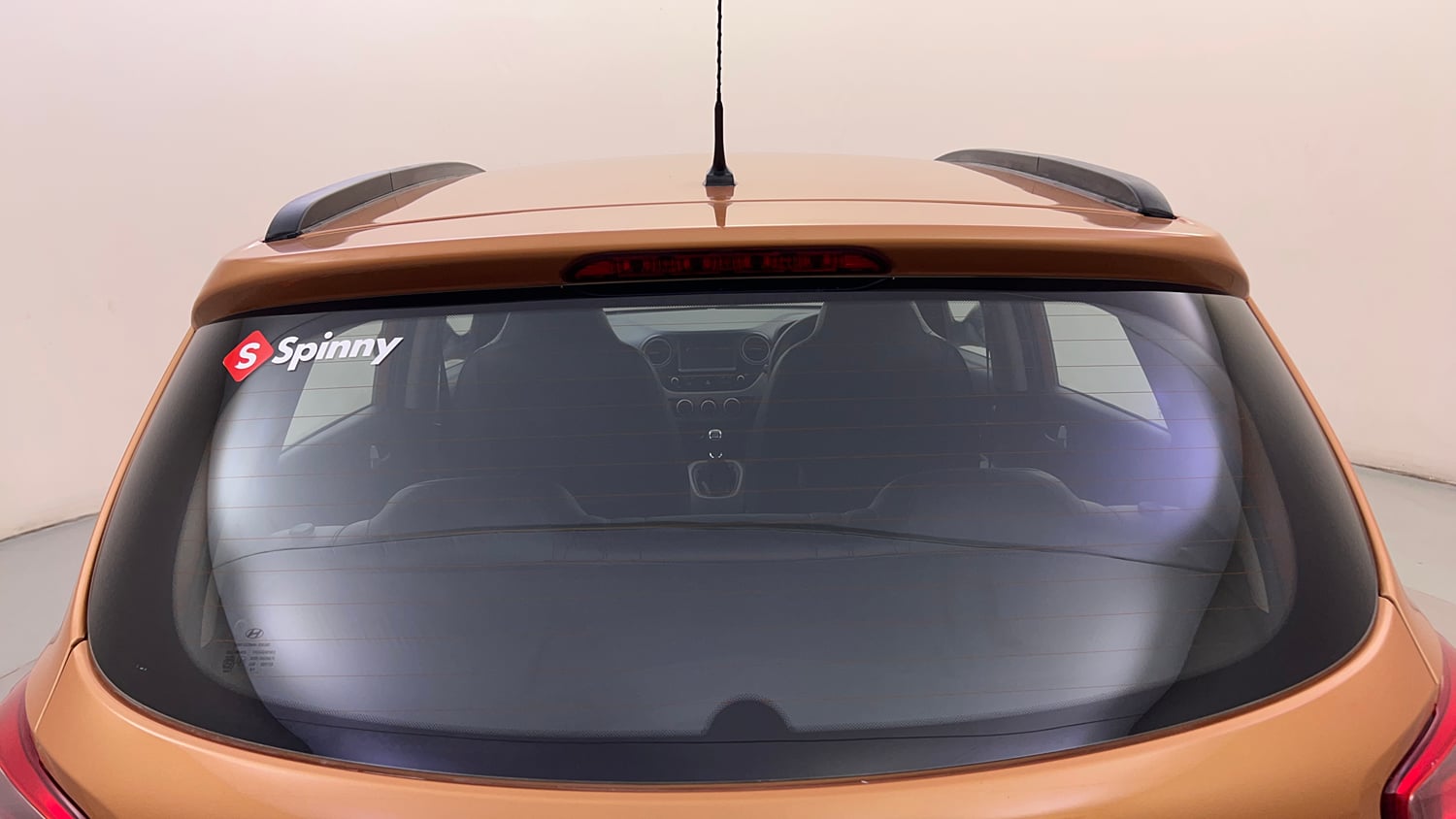 Used 2017 Hyundai Grand i10 Sportz (O) 1.2 Kappa VTVT Petrol Manual exterior BACK WINDSHIELD VIEW