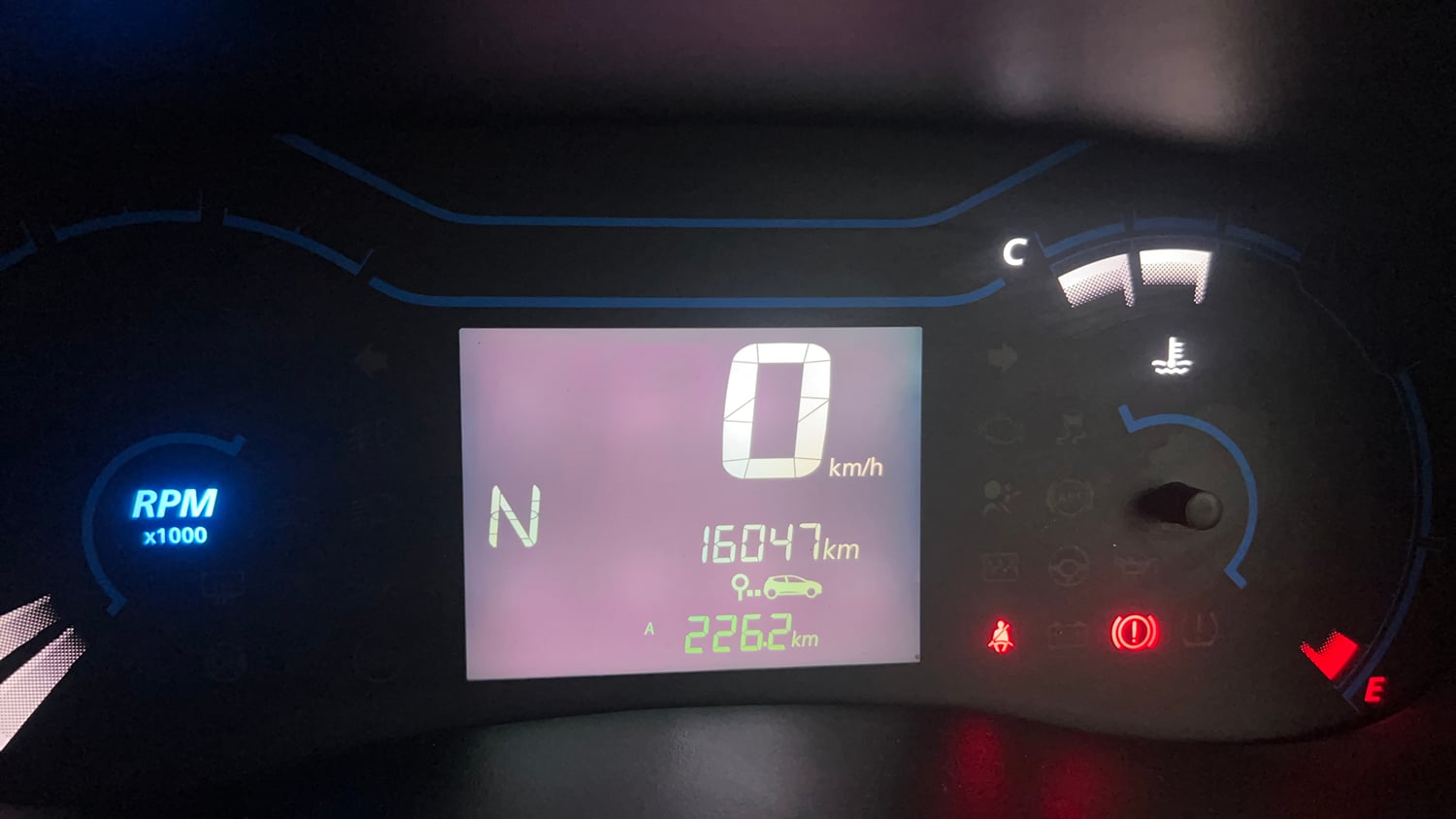 Used 2022 Renault Kwid CLIMBER AMT Petrol Automatic interior CLUSTERMETER VIEW