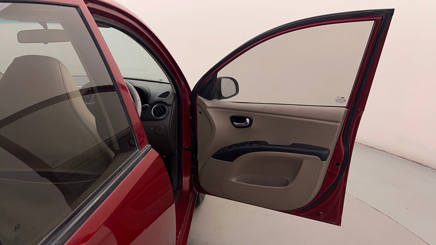 Used 2012 Hyundai i10 Sportz 1.2 Kappa2 Petrol Manual interior RIGHT FRONT DOOR OPEN VIEW