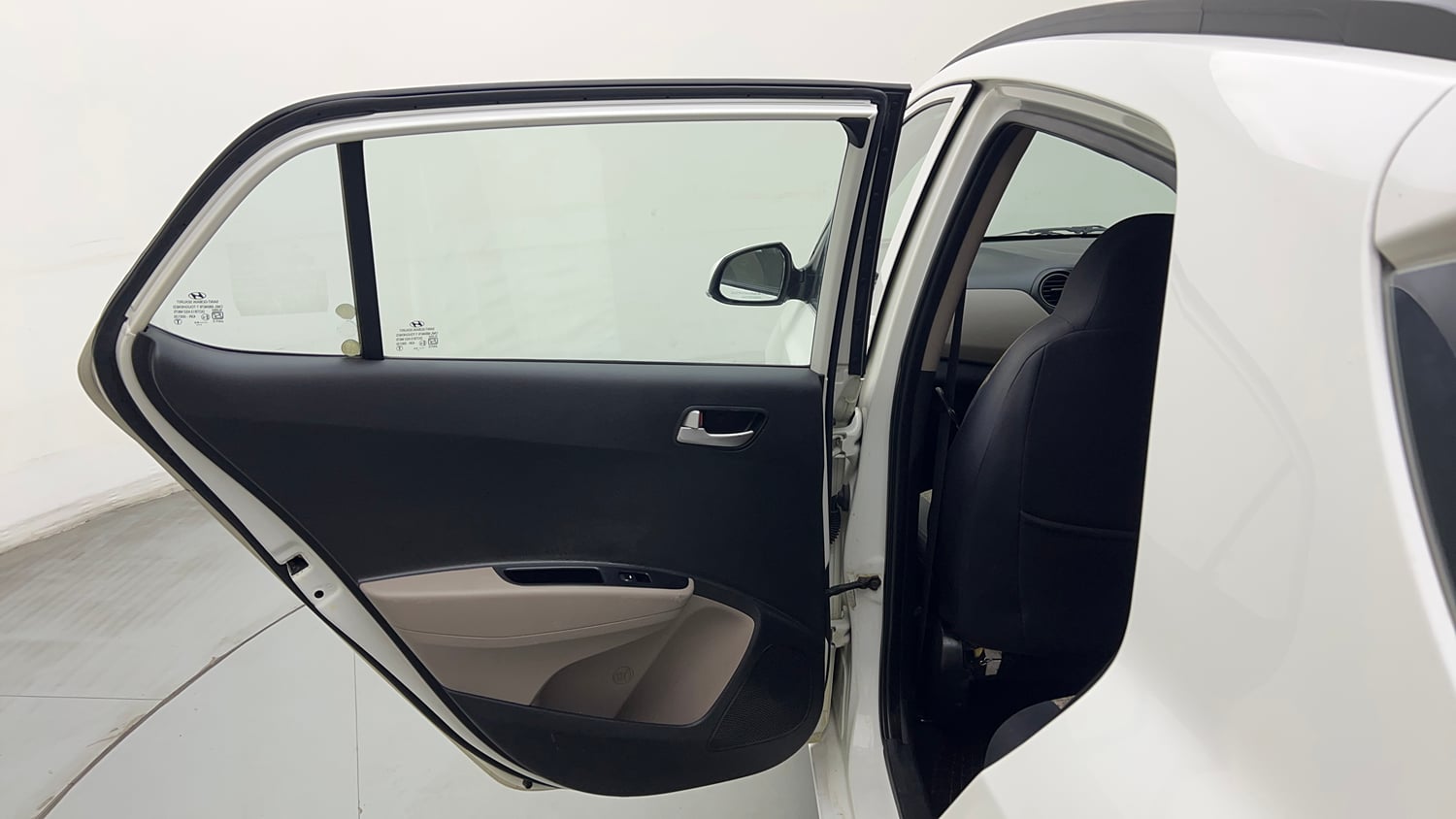 Used 2016 Hyundai Grand i10 Sportz 1.2 Kappa VTVT Petrol Manual interior LEFT REAR DOOR OPEN VIEW