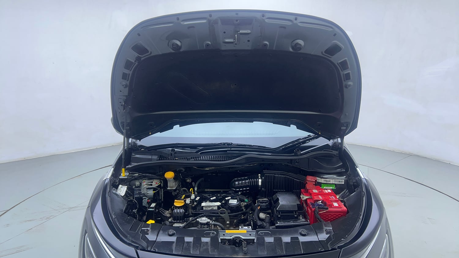 Used 2023 Tata Altroz XZA Plus Petrol Petrol Automatic engine ENGINE & BONNET OPEN FRONT VIEW